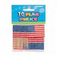 USA Star and Stripes Food Picks